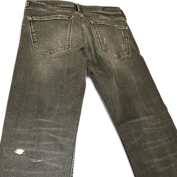 DKNY Men's Varick Skinny Fit Distressed Black Jeans Size 32x30 - Picture 3 of 9